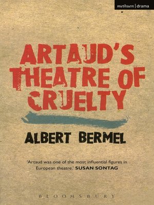 cover image of Artaud's Theatre of Cruelty